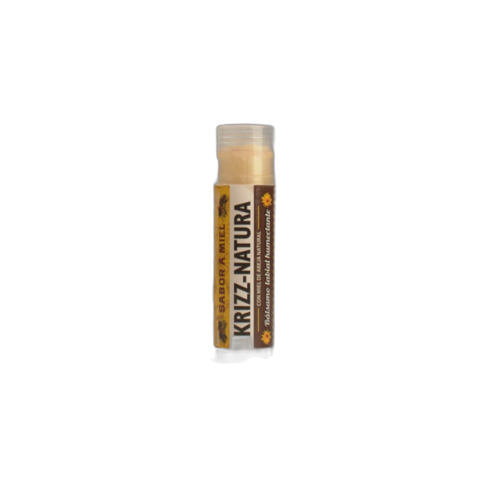 Bálsamo Labial Humectante — Labial Krizz Natura sabor a miel. Hidratación y protección para tus labios. (Línea de Belleza, Mimiel Yucatán)