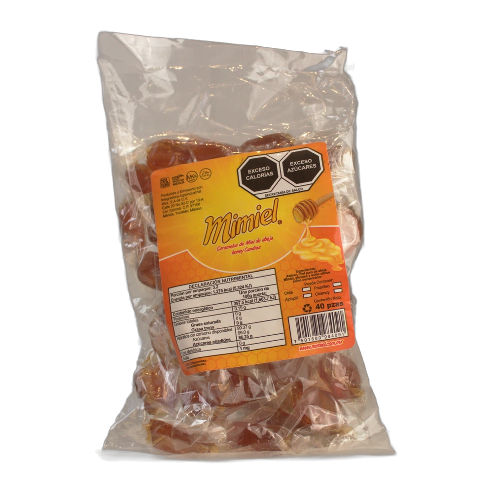 Caramelo de Miel 40 pzas — Caramelo de Miel 40 pzas (Dulcería, Mimiel Yucatán)