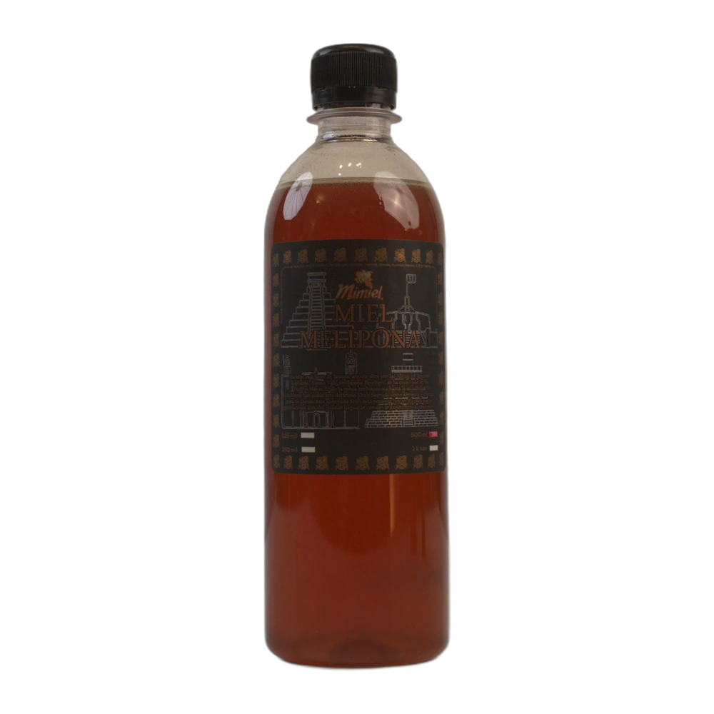 Miel Melipona 500ml — 500ml de miel de abeja melipona para uso intensivo o familiar. (Miel Melipona, Mimiel Yucatán)