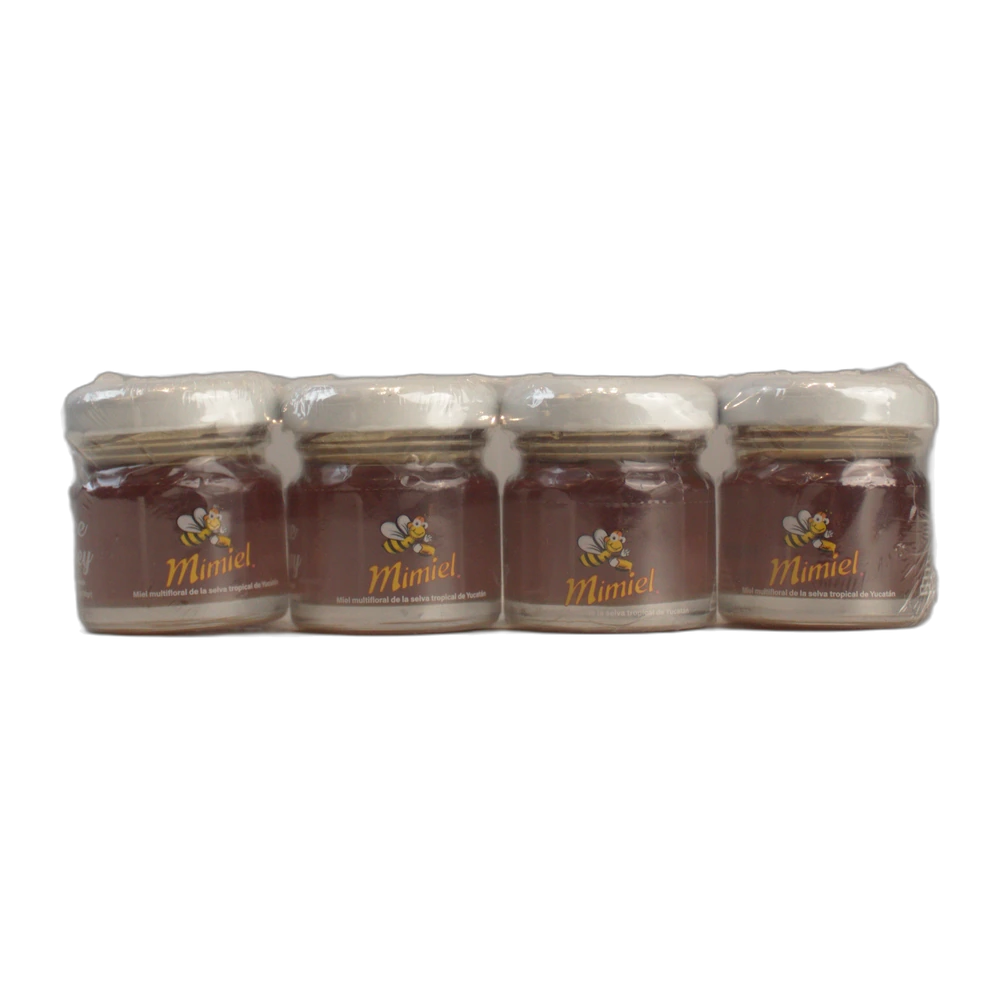 Mimiel 4-Pack 30g — Pack de 4 tarros de 30g de miel 100% natural. Perfecto para regalo. (Mieles, Mimiel Yucatán)