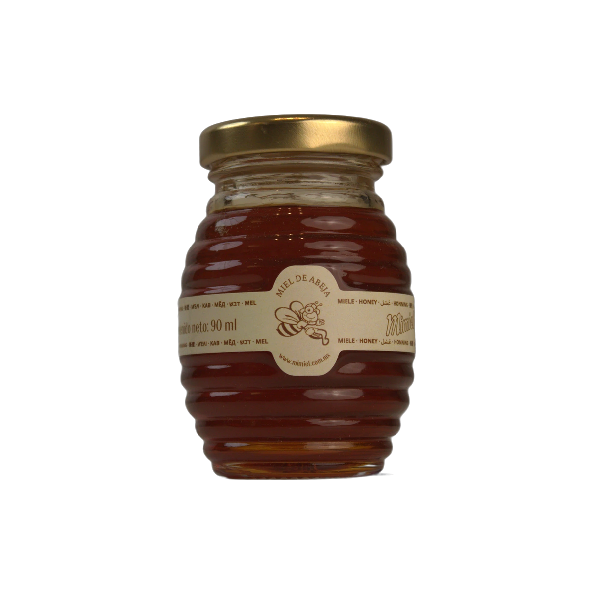Miel Turística 90ml — 90ml de miel de abeja, presentación especial para souvenir o regalo. (Mieles, Mimiel Yucatán)