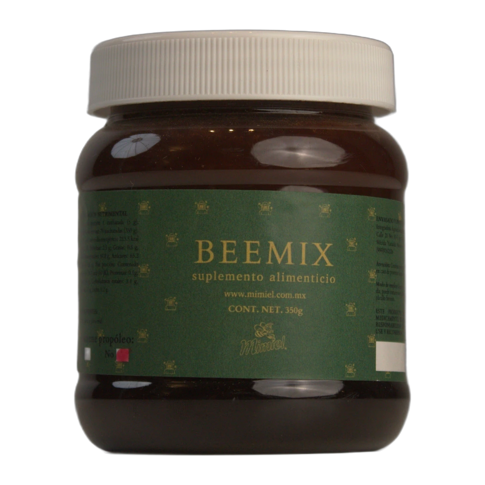 Bee Mix 350g — Frasco 350g de Polivit, mezcla vitamínica con productos de la colmena. (Línea Medicinal, Mimiel Yucatán)