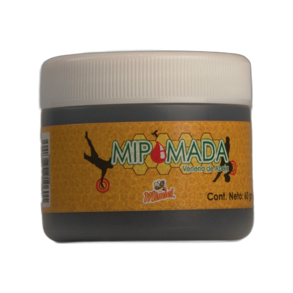 Pomada de Veneno de Abeja — 60g de pomada con veneno de abeja. Alivia dolores musculares y articulares. (Línea Medicinal, Mimiel Yucatán)